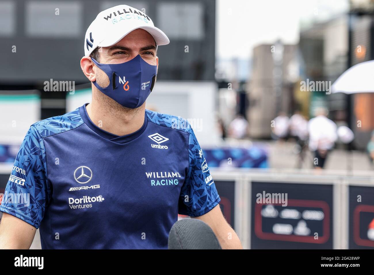 Le Castellet, France. 17 juin 2021. # 6 Nicholas Latifi (CAN, Williams Racing), Grand Prix de France de F1 au circuit Paul Ricard le 17 juin 2021 au Castellet, France. (Photo de HOCH ZWEI) crédit: dpa/Alay Live News Banque D'Images