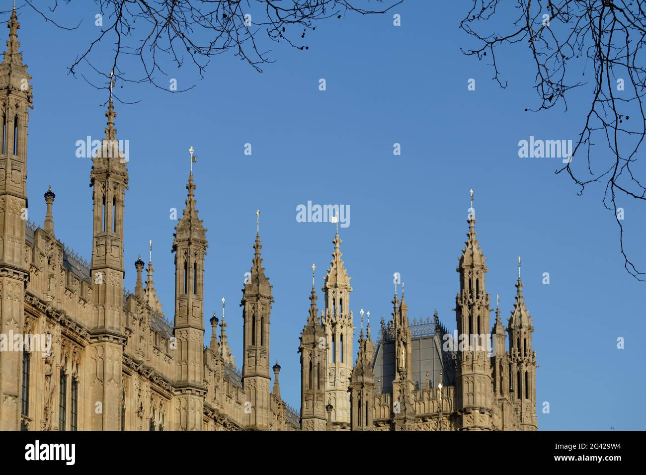 Vue sur le Soleil, chambres du Parlement Banque D'Images
