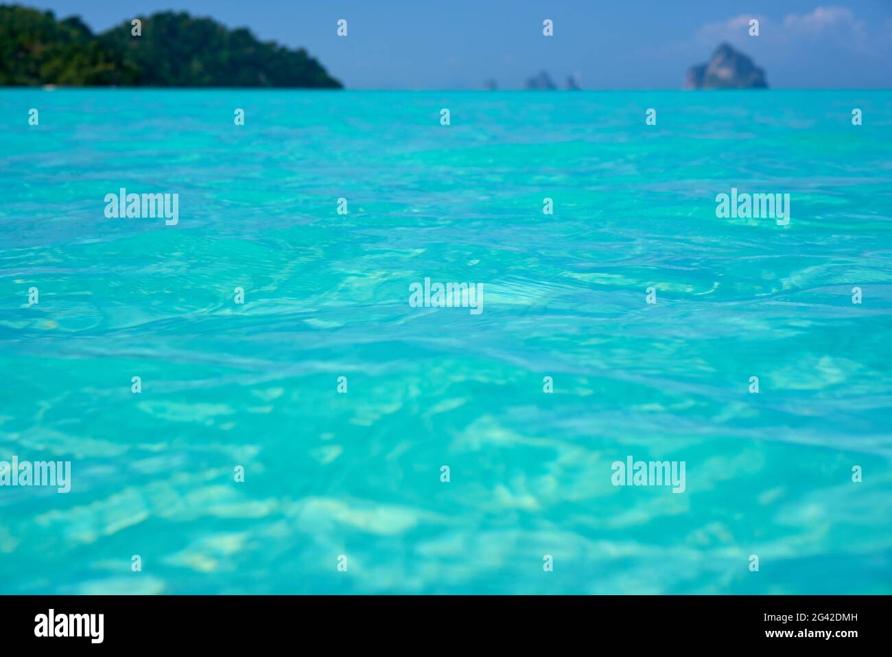 Fond de l'eau plage tropicale Banque D'Images