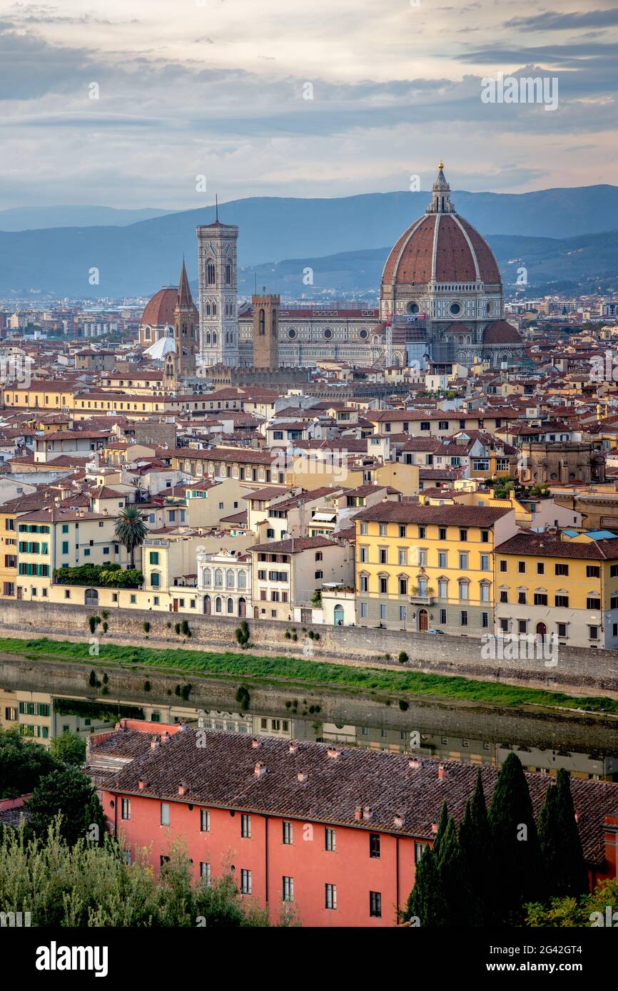 FLORENCE, Toscane/Italie - 18 OCTOBRE : toits de Florence le 18 octobre 2019 Banque D'Images