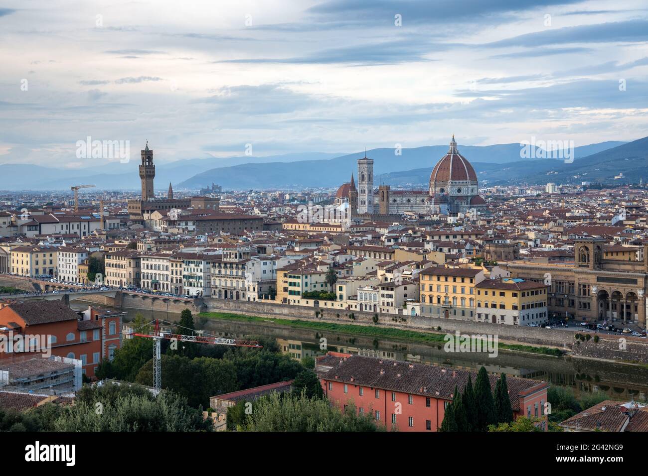 FLORENCE, Toscane/Italie - 18 OCTOBRE : toits de Florence le 18 octobre 2019 Banque D'Images