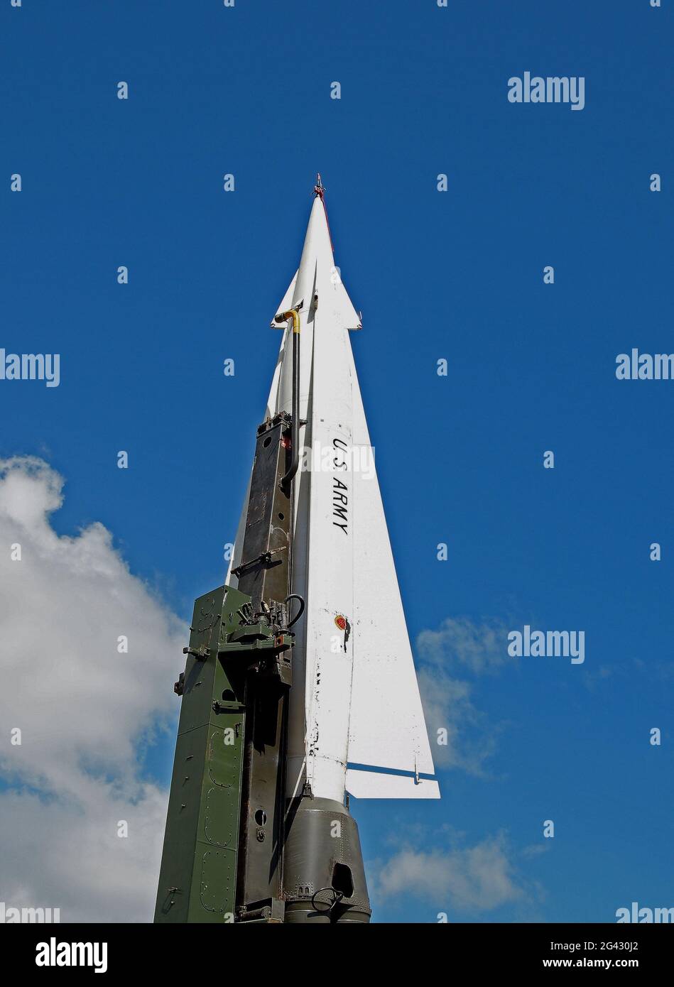 Missile Nike Hercules Marin Headlands, California, USA Banque D'Images