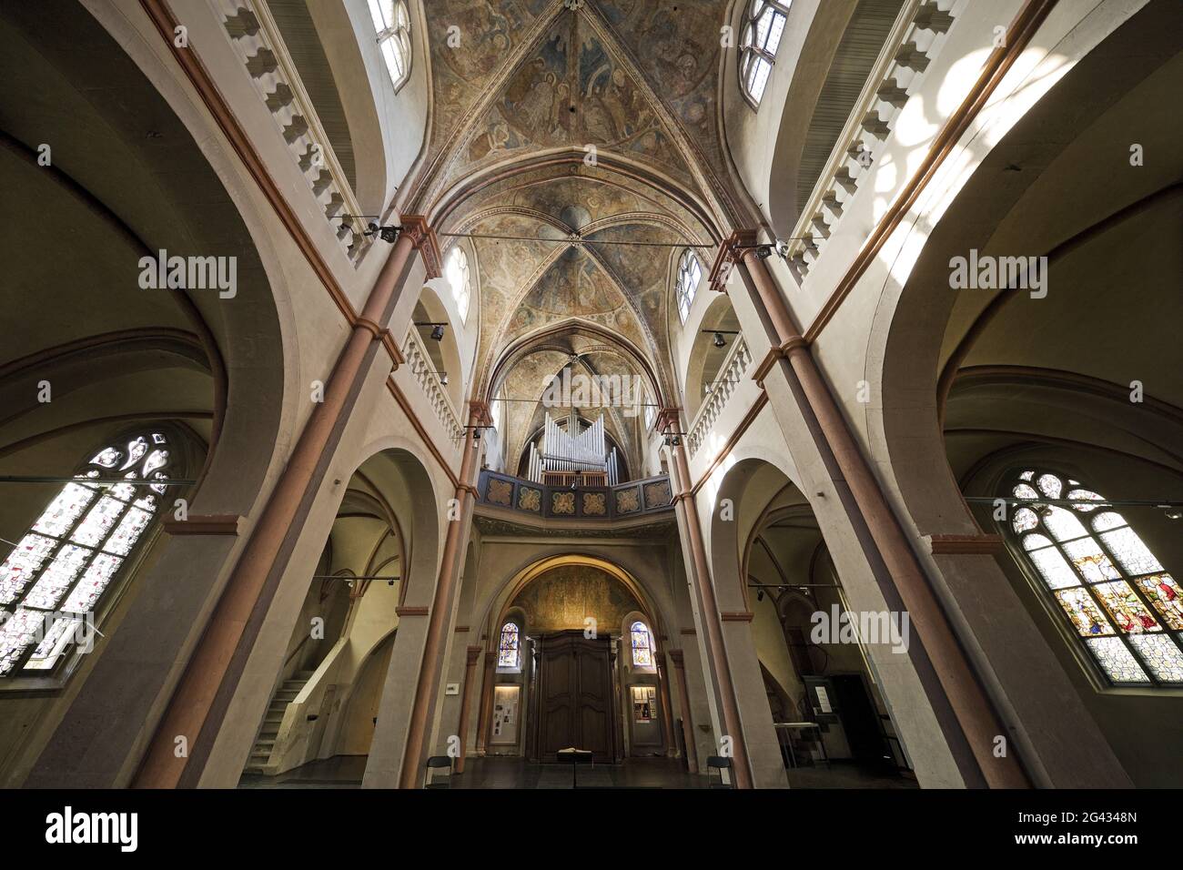 St Maria à Lyskirchen, grande église romane dans la vieille ville, Cologne, Allemagne, Europe Banque D'Images