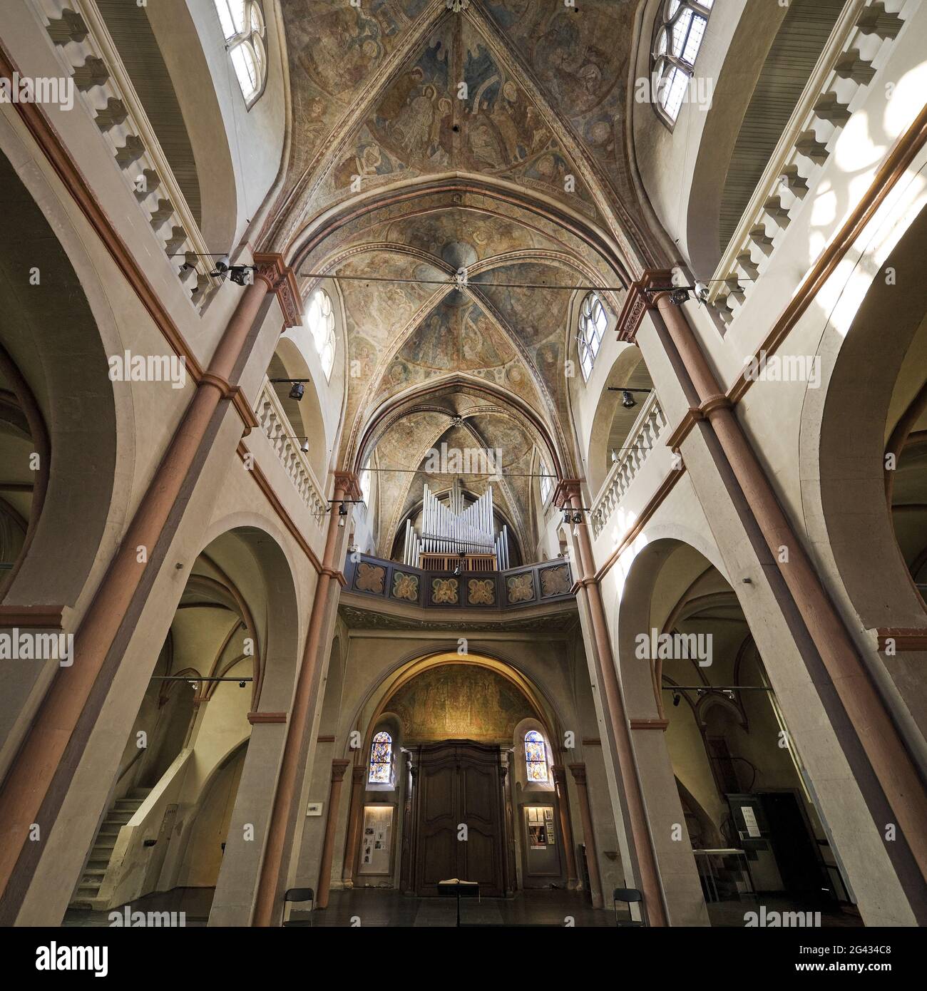 St Maria à Lyskirchen, grande église romane dans la vieille ville, Cologne, Allemagne, Europe Banque D'Images