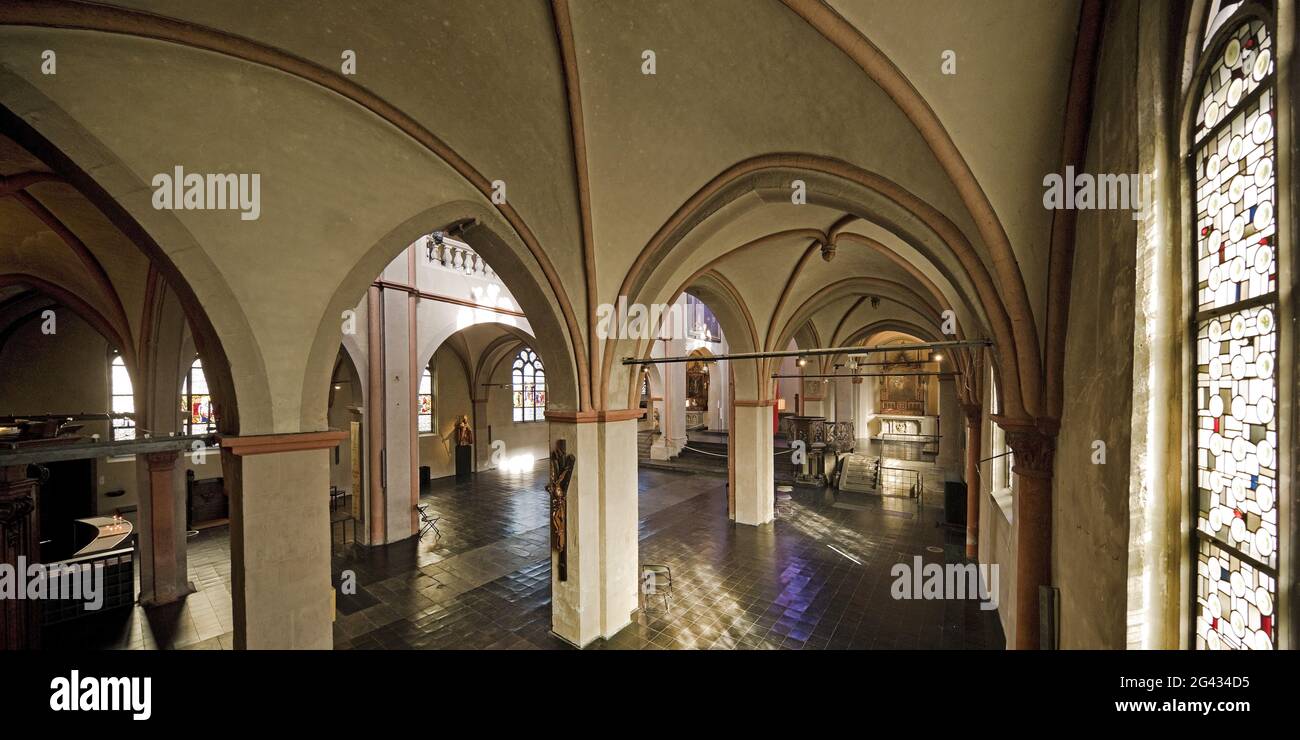 St Maria à Lyskirchen, grande église romane dans la vieille ville, Cologne, Allemagne, Europe Banque D'Images