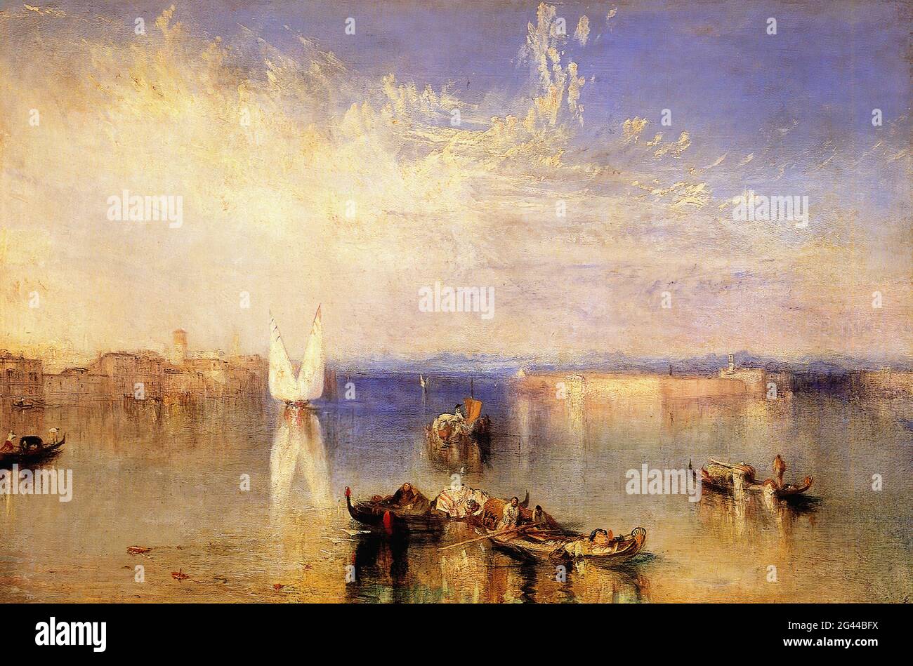 Joseph Malbord William Turner - Campo Santo Venise 18 Banque D'Images
