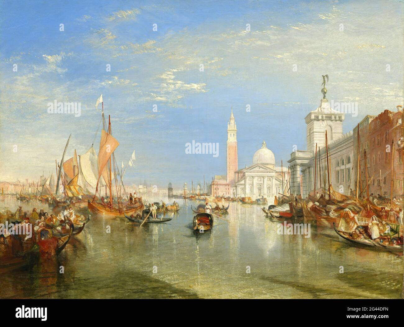Joseph Mallord William Turner - Venise les Dogana et San Giorgio Maggiore Banque D'Images