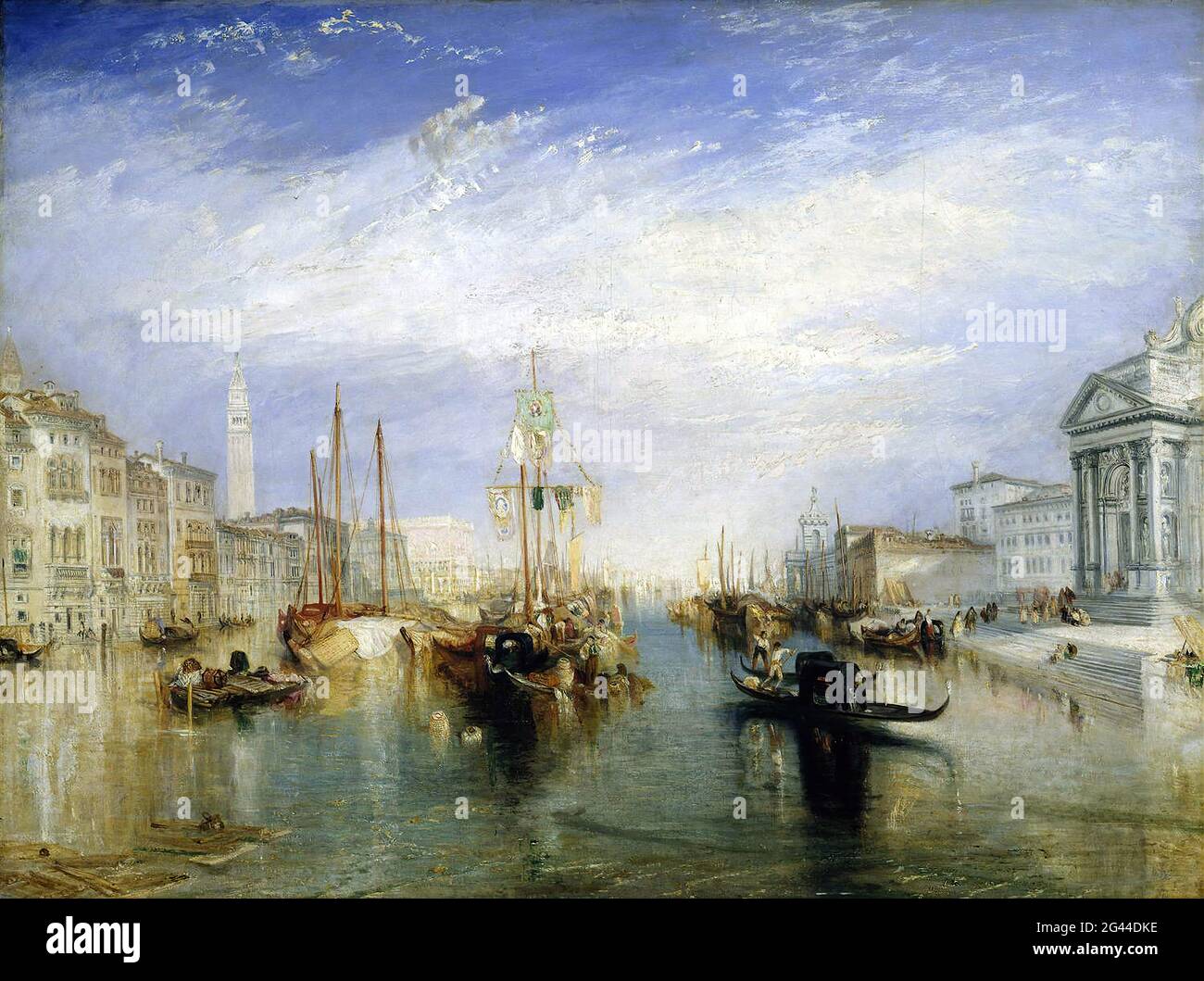 Joseph Malbord William Turner - Venise depuis le porche de Madonna Della Salute Banque D'Images