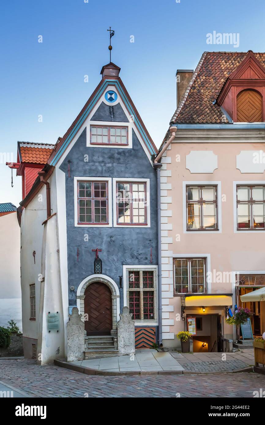 Street à Tallinn, Estonie Banque D'Images