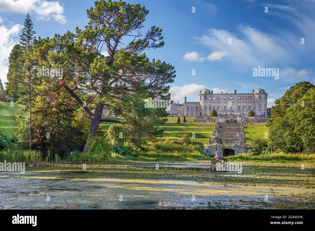 Powerscourt Estate, Irlande Banque D'Images