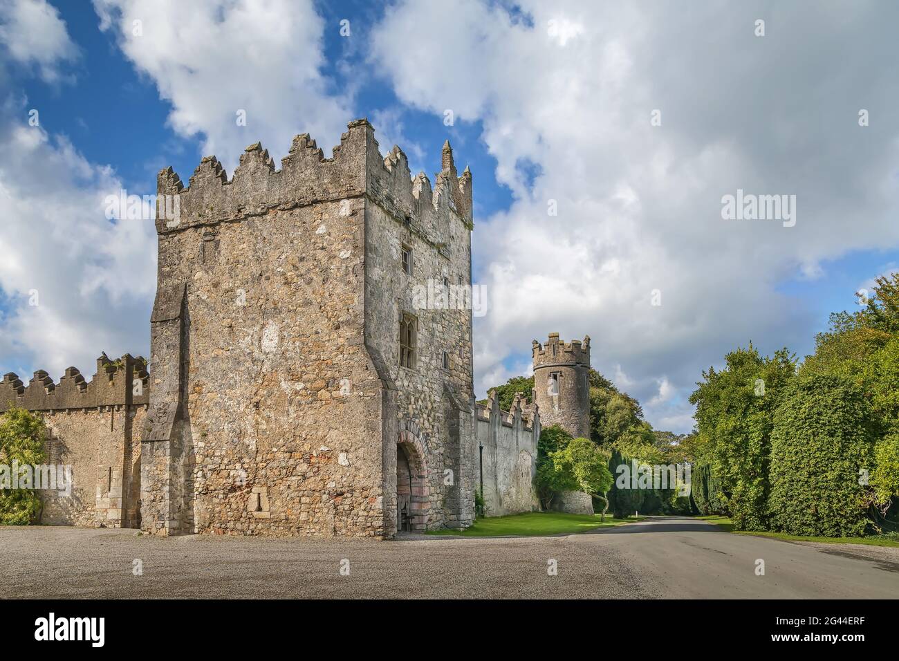 Château de Howth, Irlande Banque D'Images