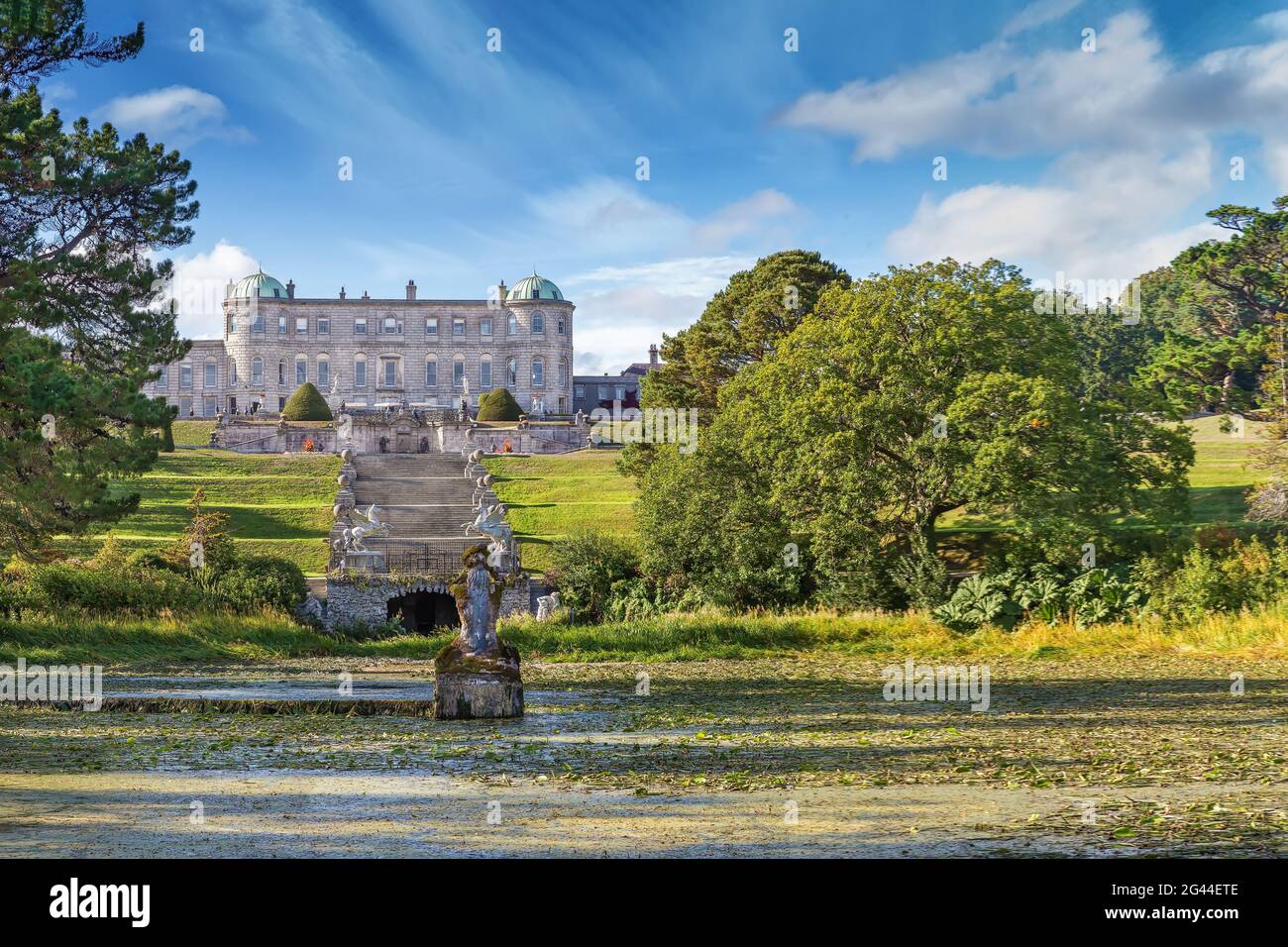 Powerscourt Estate, Irlande Banque D'Images