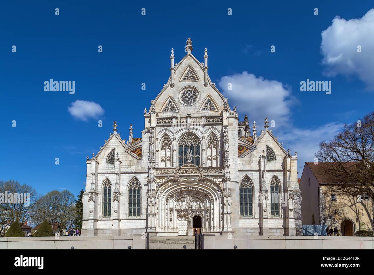 Monastère royal de Brou, Bourg-en-Bresse, France Banque D'Images