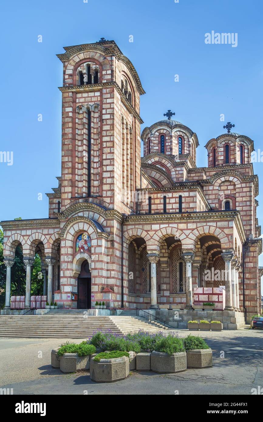 Église Saint-Marc, Belgrade, Serbie Banque D'Images