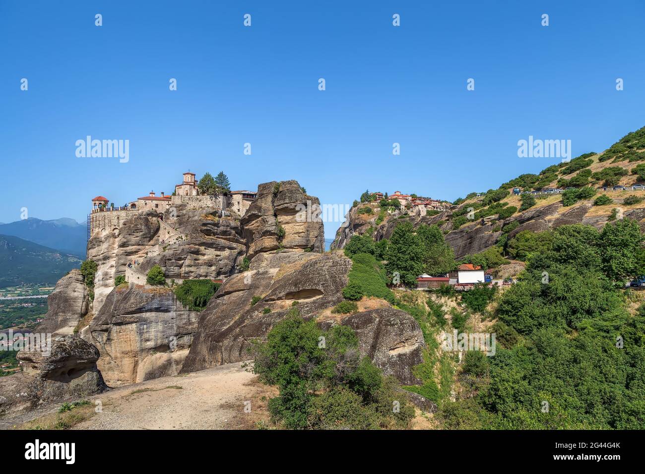 Monastery of Varlaam in Meteora, Greece Banque D'Images