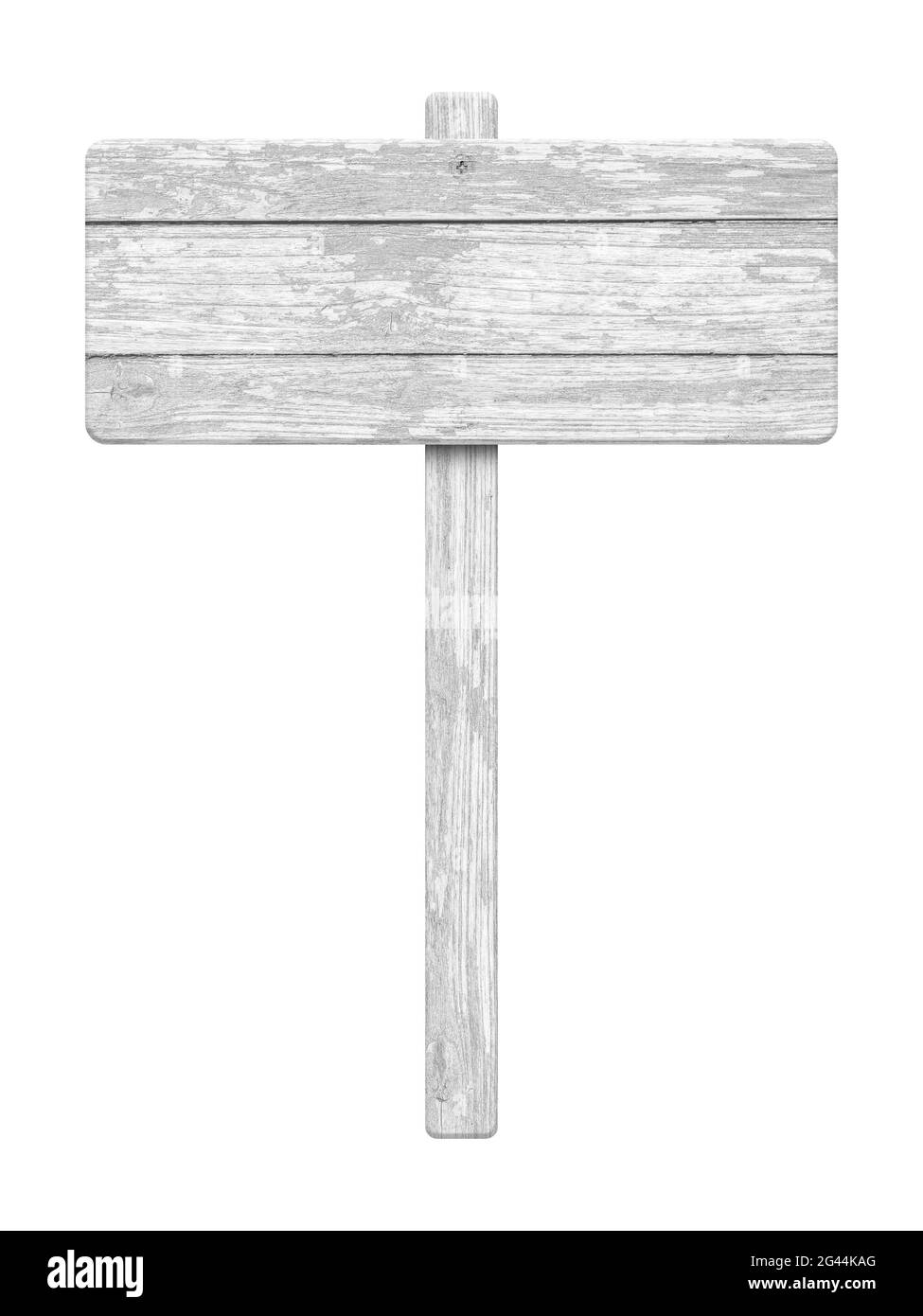 Panneau en bois blanc isolé sur fond blanc. Objet avec masque. Banque D'Images Panneau en bois blanc isolé sur fond blanc. Objet avec masque. Banque D'Images