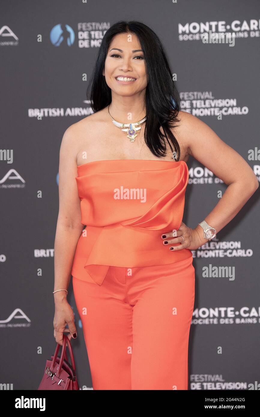 Monte Carlo, Monaco . 18 juin 2021. Anggun assiste à la cérémonie d'ouverture du 60ème Festival de télévision de Monte Carlo le 18 juin 2021 à Monte-Carlo, Monaco. Photo de David Niviere/ABACAPRESS.COM crédit: Abaca Press/Alay Live News Banque D'Images
