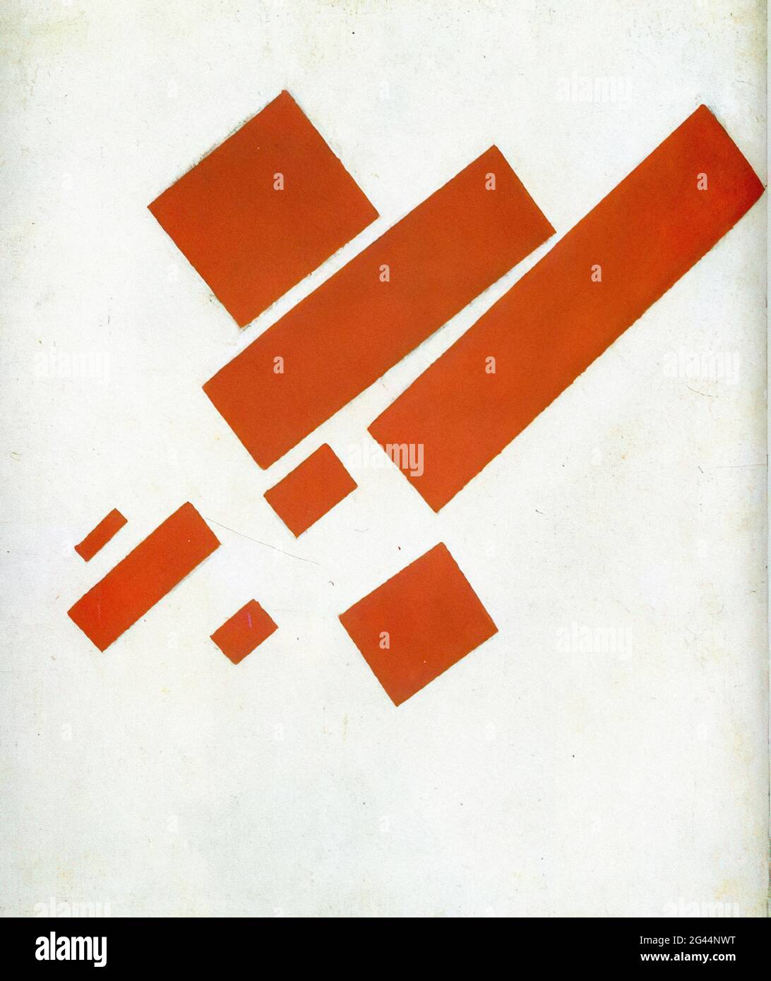 Kazimir Malevich - Supromatisme Portrait de soi en deux dimensions 1915 Banque D'Images