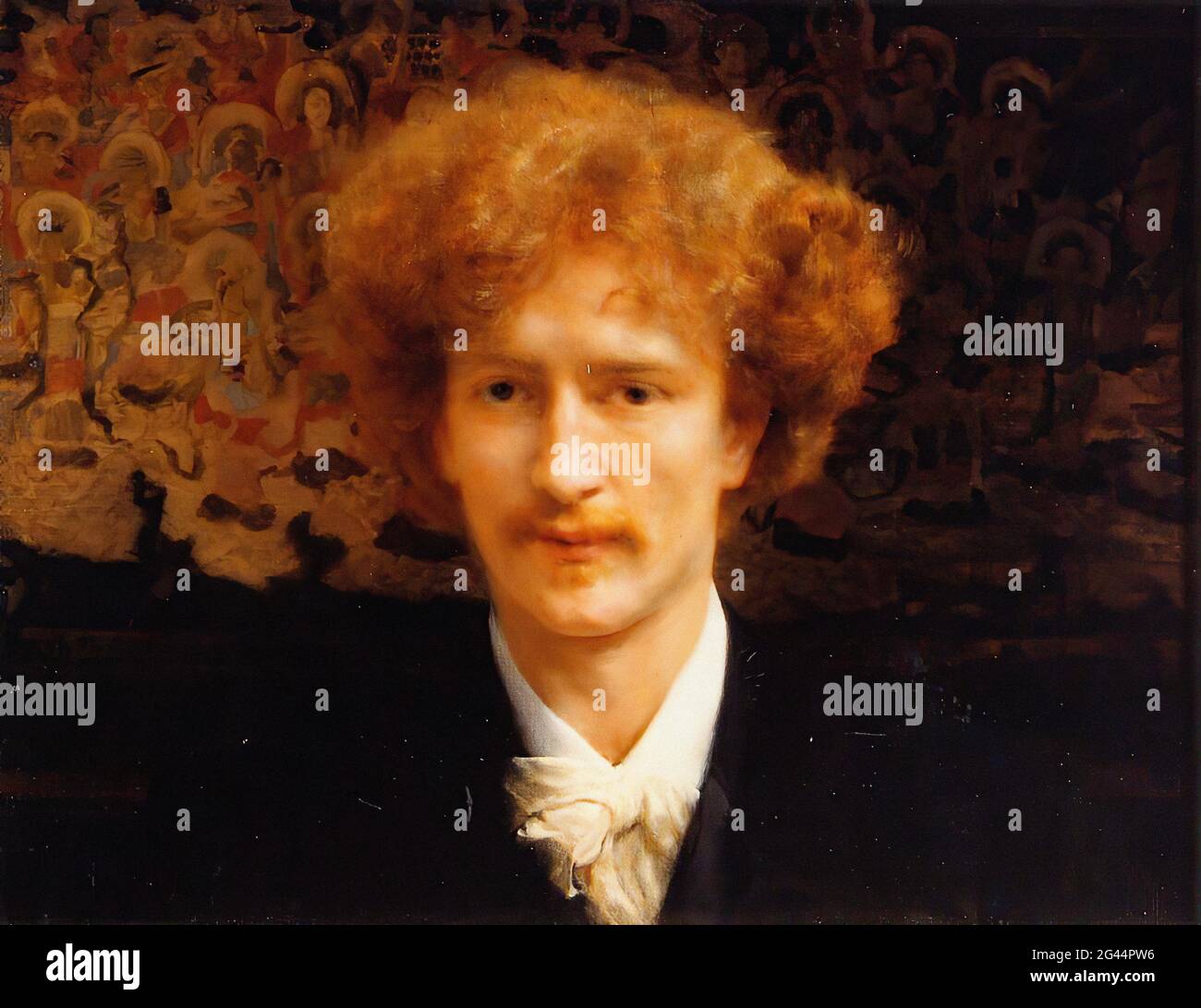 Lawrence Alma Tadema (1836-1912) - Portrait Ignacy Jan Paderewski 1891 Banque D'Images