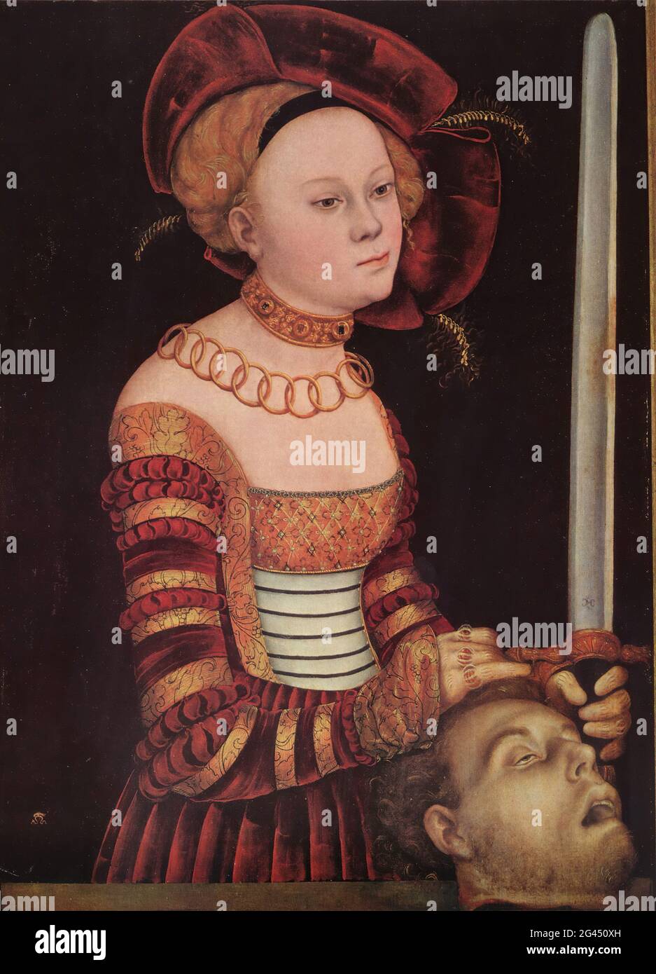 Lucas Cranach l'aîné - Judith Banque D'Images