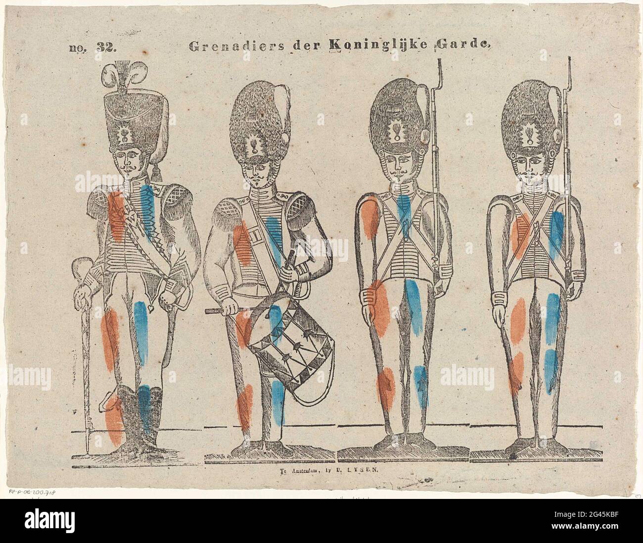 Plats d'étain - Zinnfiguren - Divers - 24 grenadiers prussiens