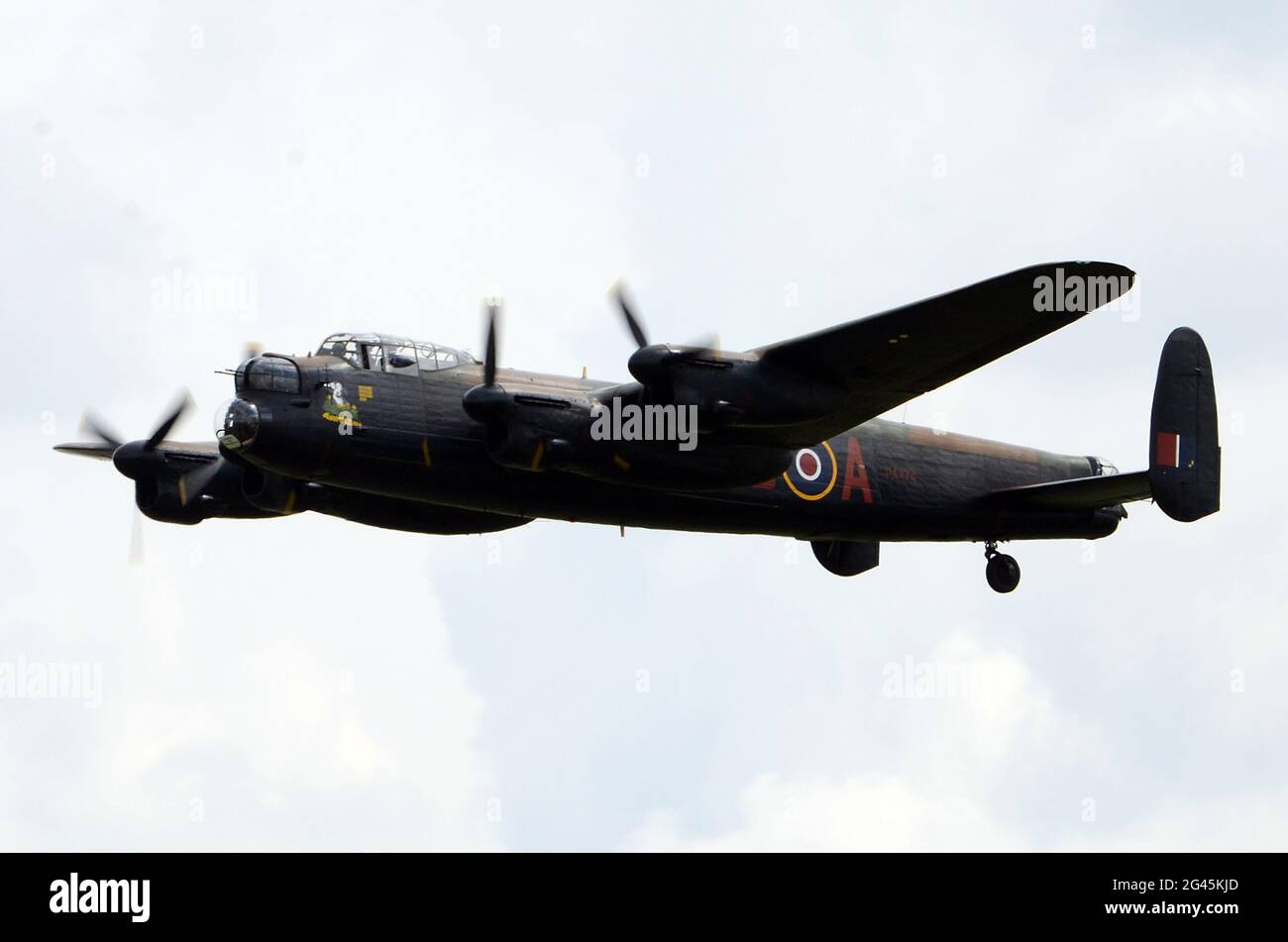 Avro Lancaster, quatre moteurs, bombardier lourd britannique, Banque D'Images