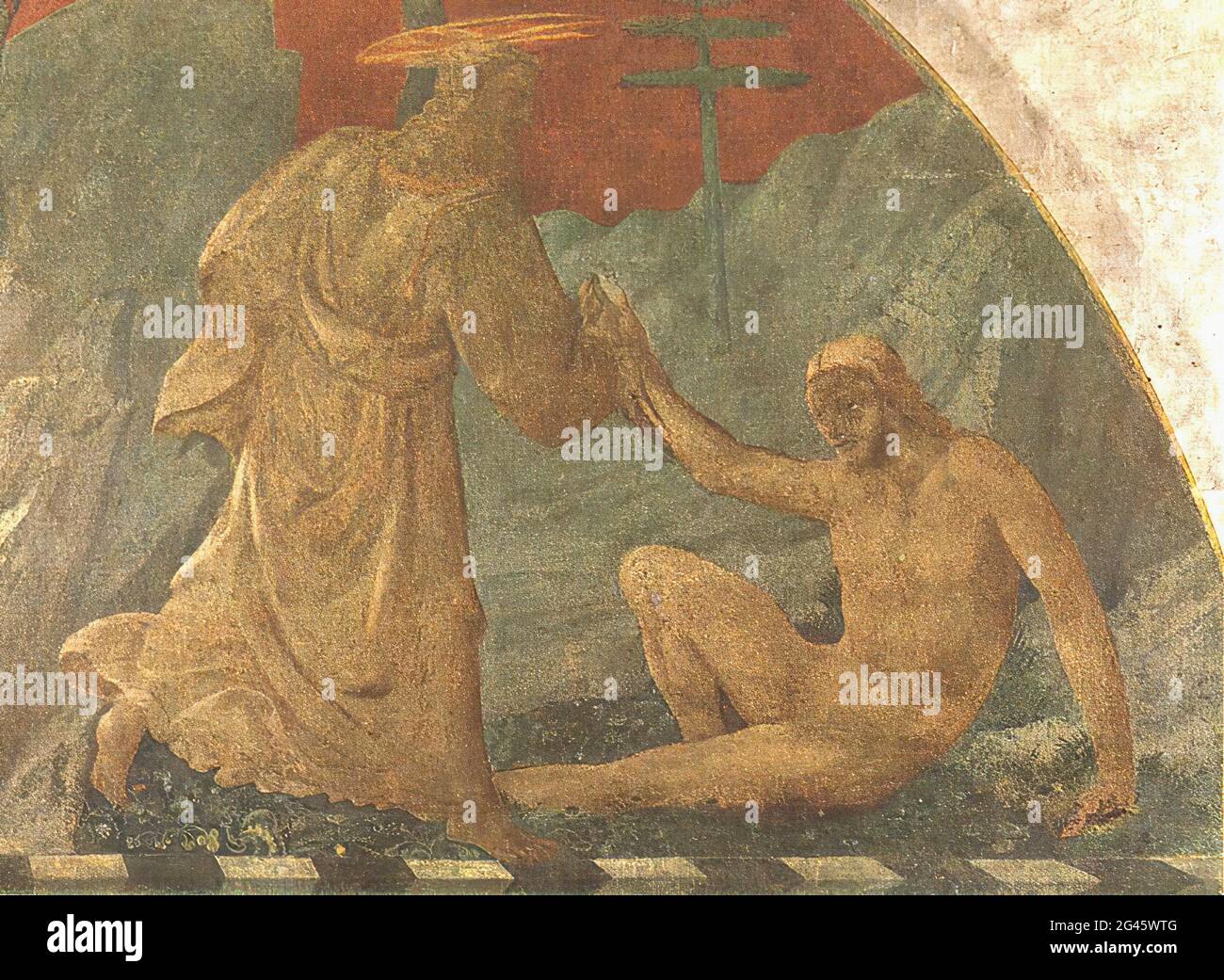 Paolo Uccello - création Adam 1445 Banque D'Images