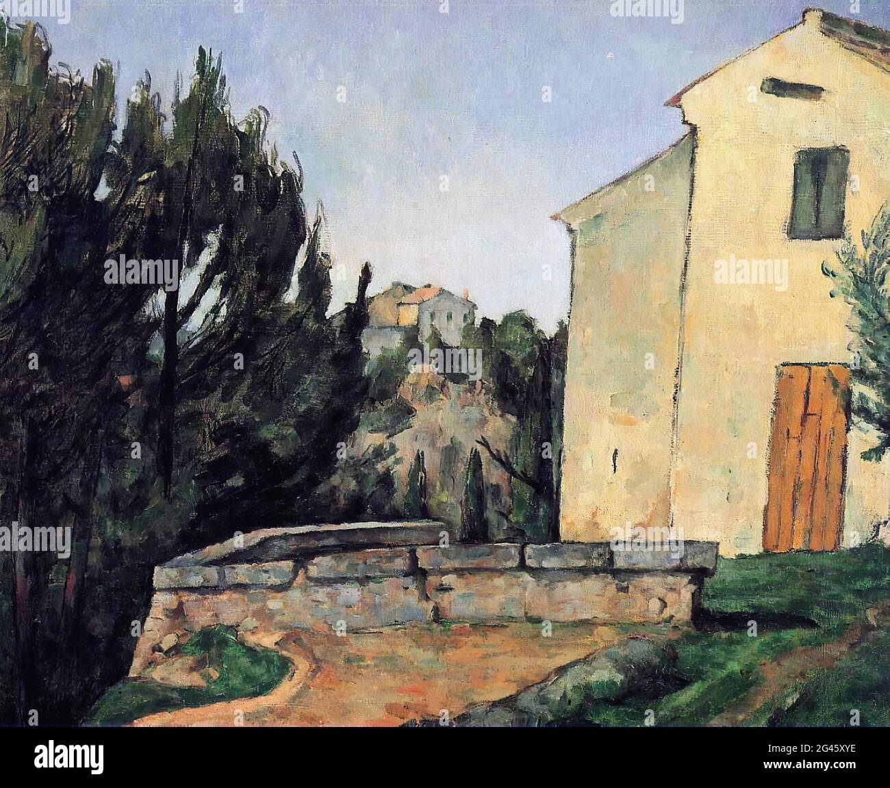 Paul Cézanne - Maison abandonnée 1879 Banque D'Images