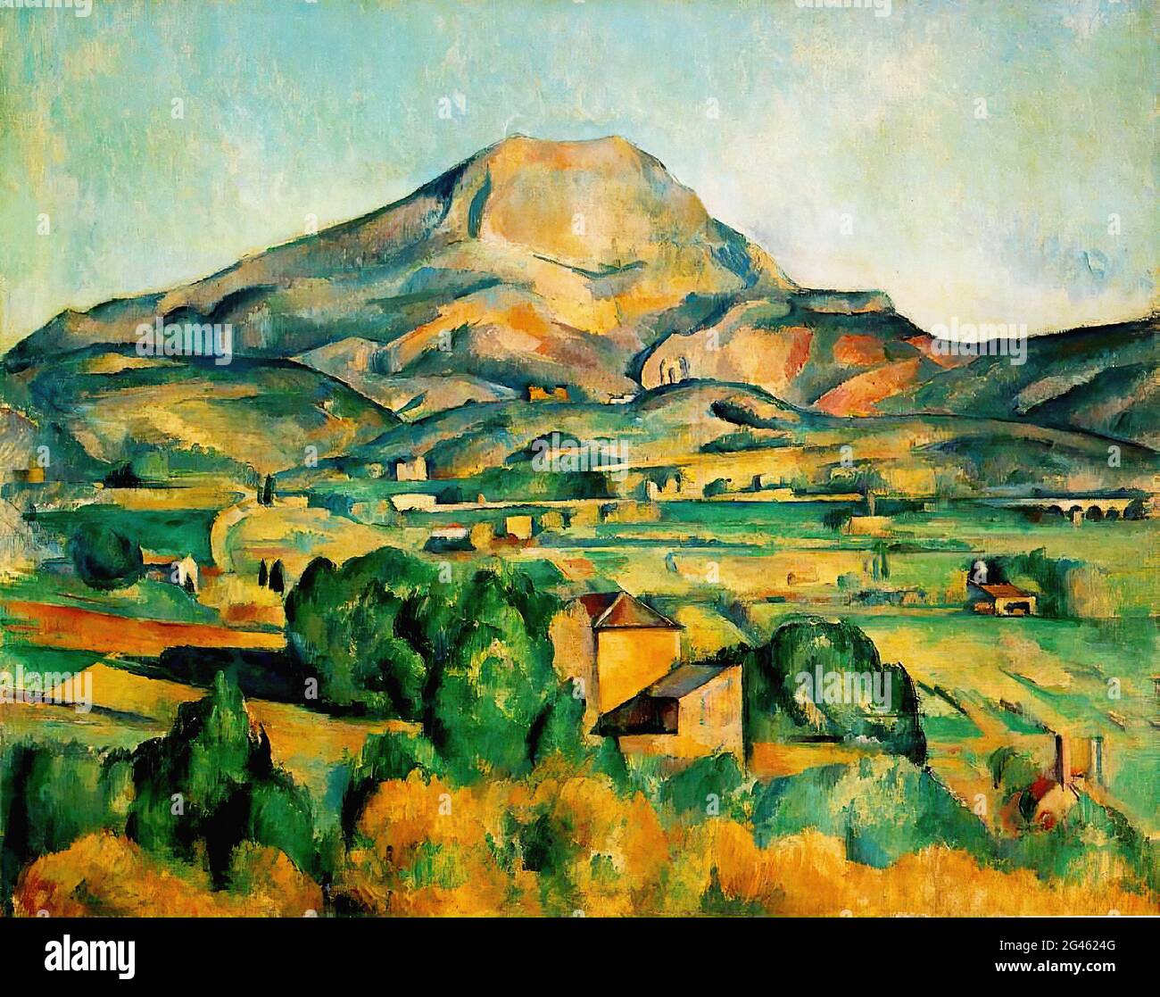 Paul Cézanne - Mont Sainte victoire 3 C 1895 Banque D'Images