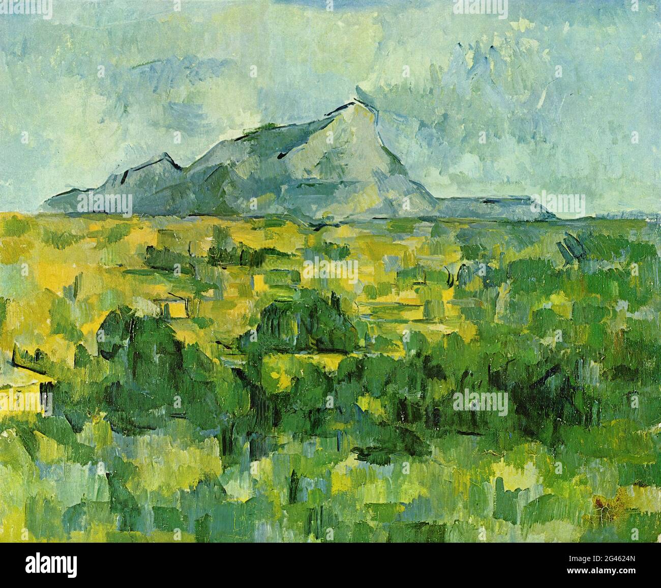 Paul Cézanne - Mont Sainte victoire 8 C 1906 Banque D'Images