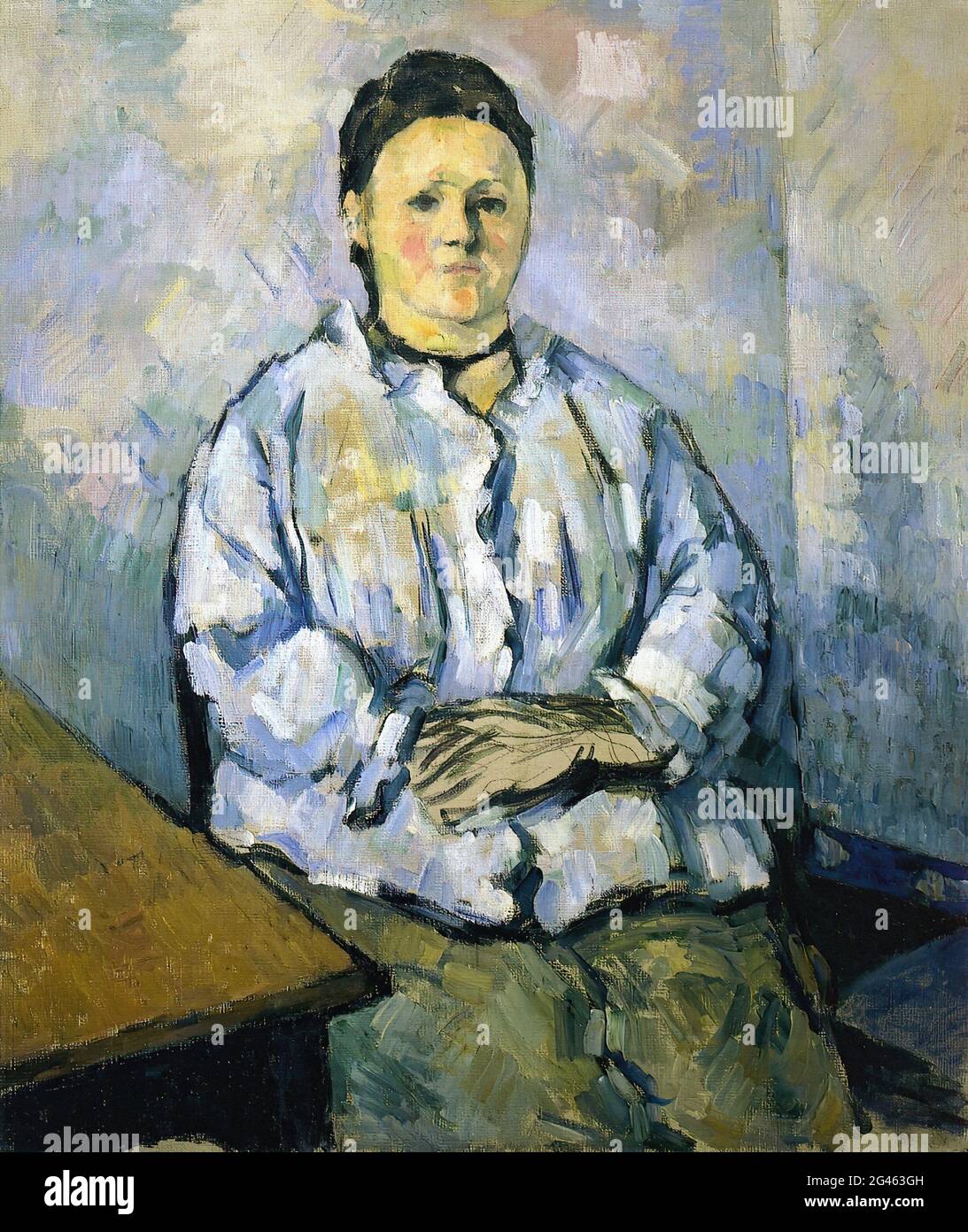 Paul Cézanne - Femme assise 1879 Banque D'Images