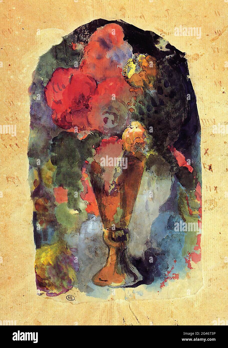 Paul Gauguin - bouquet de fleurs Banque D'Images Paul Gauguin - bouquet de fleurs Banque D'Images