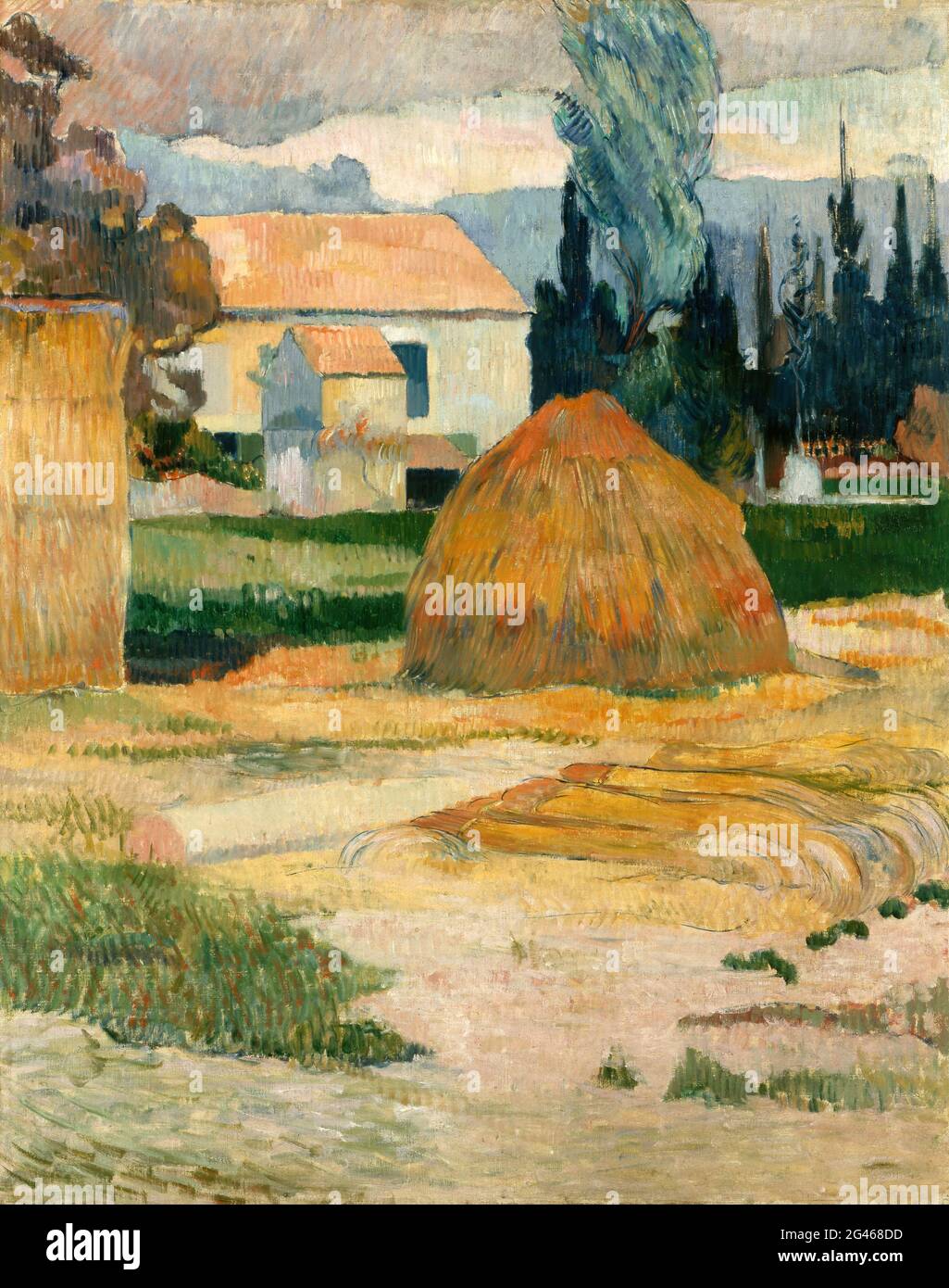 Paul Gauguin - Paysage près d'Arles Banque D'Images