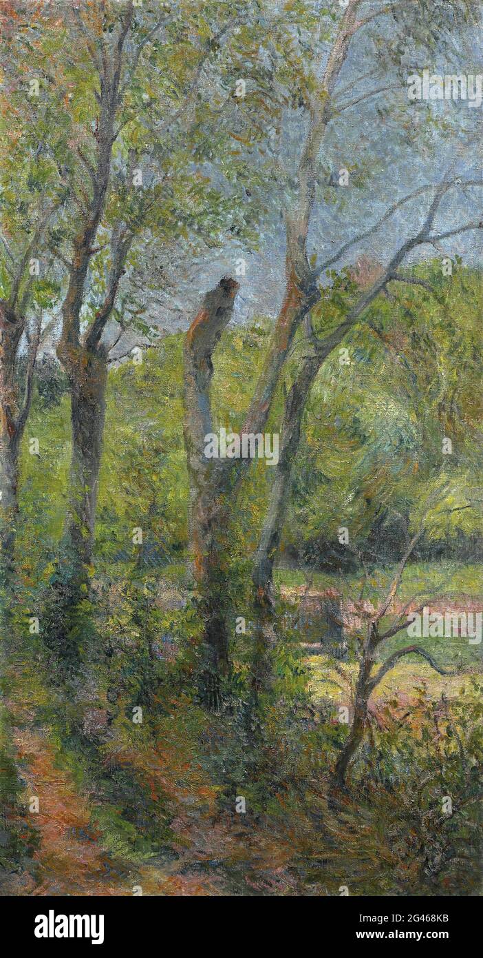 Paul Gauguin - les Saules Banque D'Images Paul Gauguin - les Saules Banque D'Images