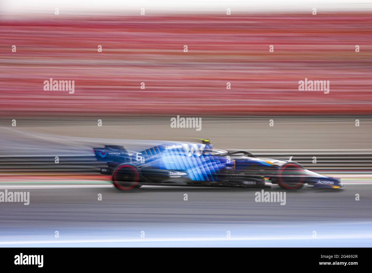 Le Castellet, France. 18 juin 2021. 06 LATIFI Nicholas (CAN), Williams Racing F1 FW43B, action pendant le Grand Prix de France des Émirats de Formule 1 2021, 7e manche du Championnat du monde de Formule 1 2021 de la FIA du 18 au 20 juin 2021 sur le circuit Paul Ricard, au Castellet, France - photo Antonin Vincent / DPPI / LiveMedia crédit: Agence photo indépendante / Alay Live News Banque D'Images