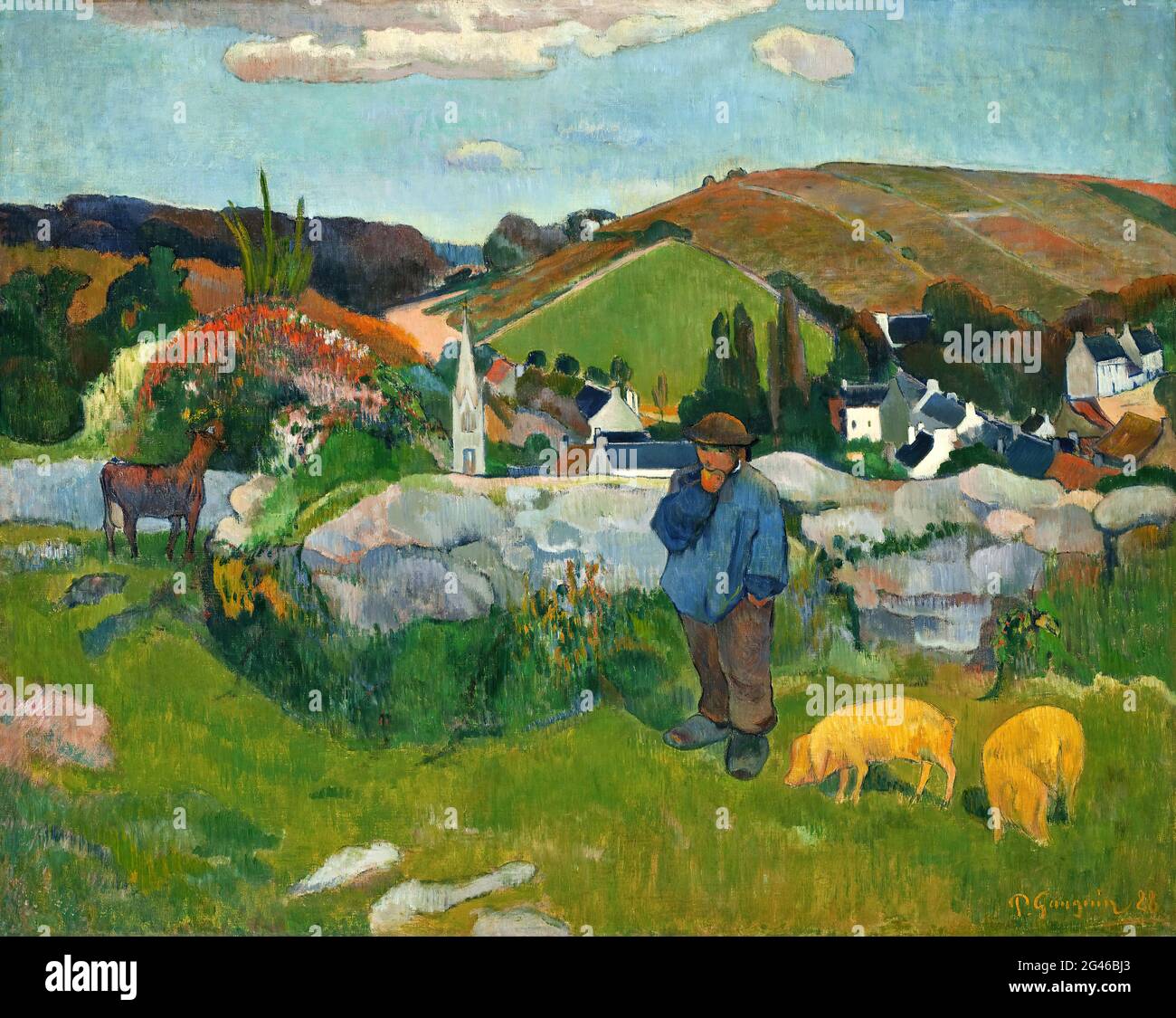 Paul Gauguin - le cheptel Banque D'Images Paul Gauguin - le cheptel Banque D'Images