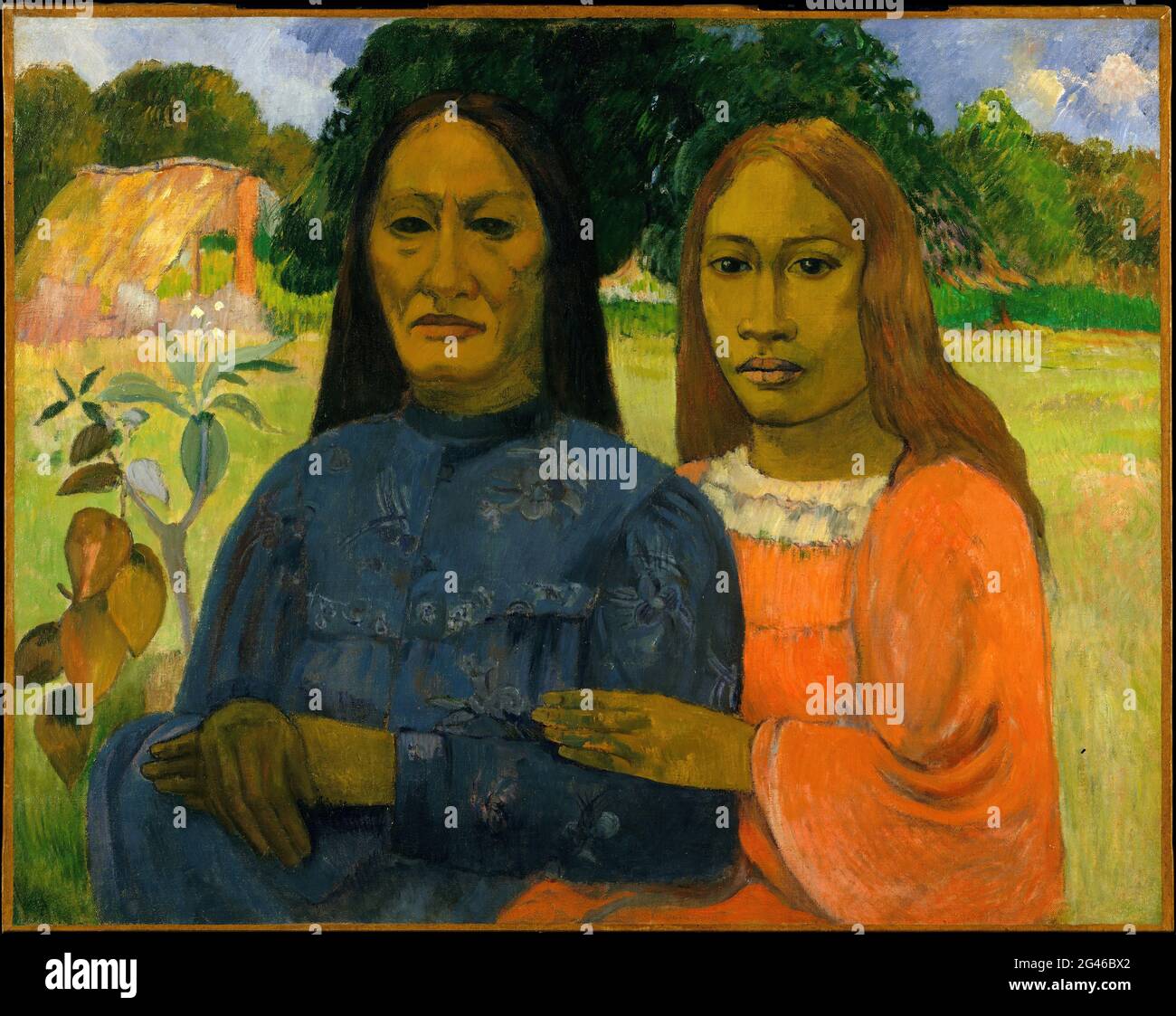 Paul Gauguin - deux femmes Banque D'Images Paul Gauguin - deux femmes Banque D'Images