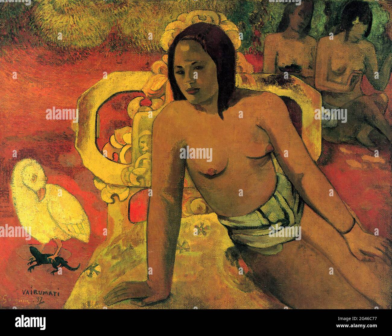 Paul Gauguin - Vairumati Banque D'Images Paul Gauguin - Vairumati Banque D'Images