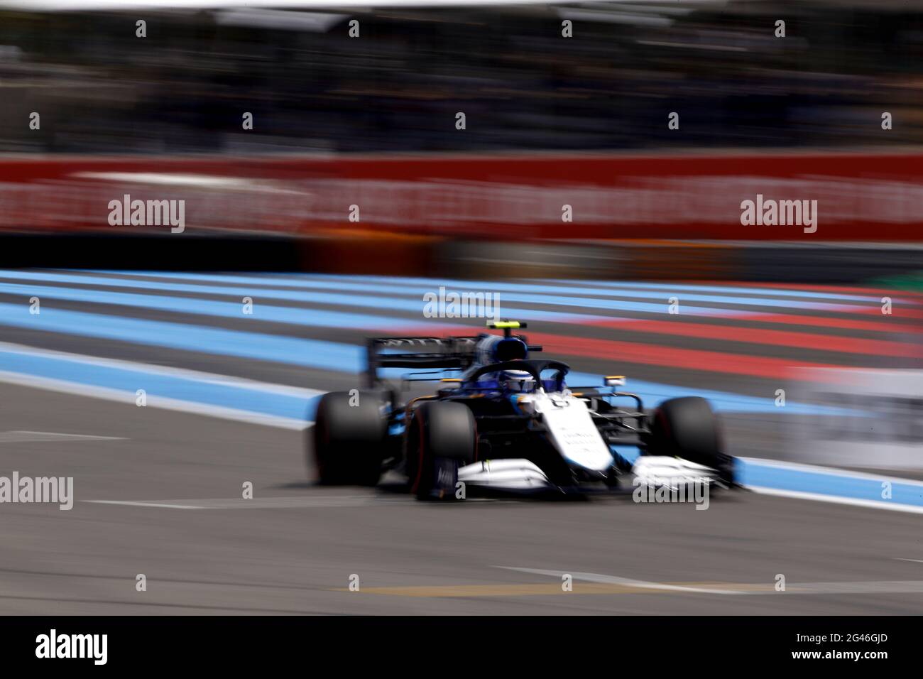 Le Castellet, France. 18 juin 2021. # 6 Nicholas Latifi (CAN, Williams Racing), Grand Prix de France de F1 au circuit Paul Ricard le 18 juin 2021 au Castellet, France. (Photo de HOCH ZWEI) crédit: dpa/Alay Live News Banque D'Images