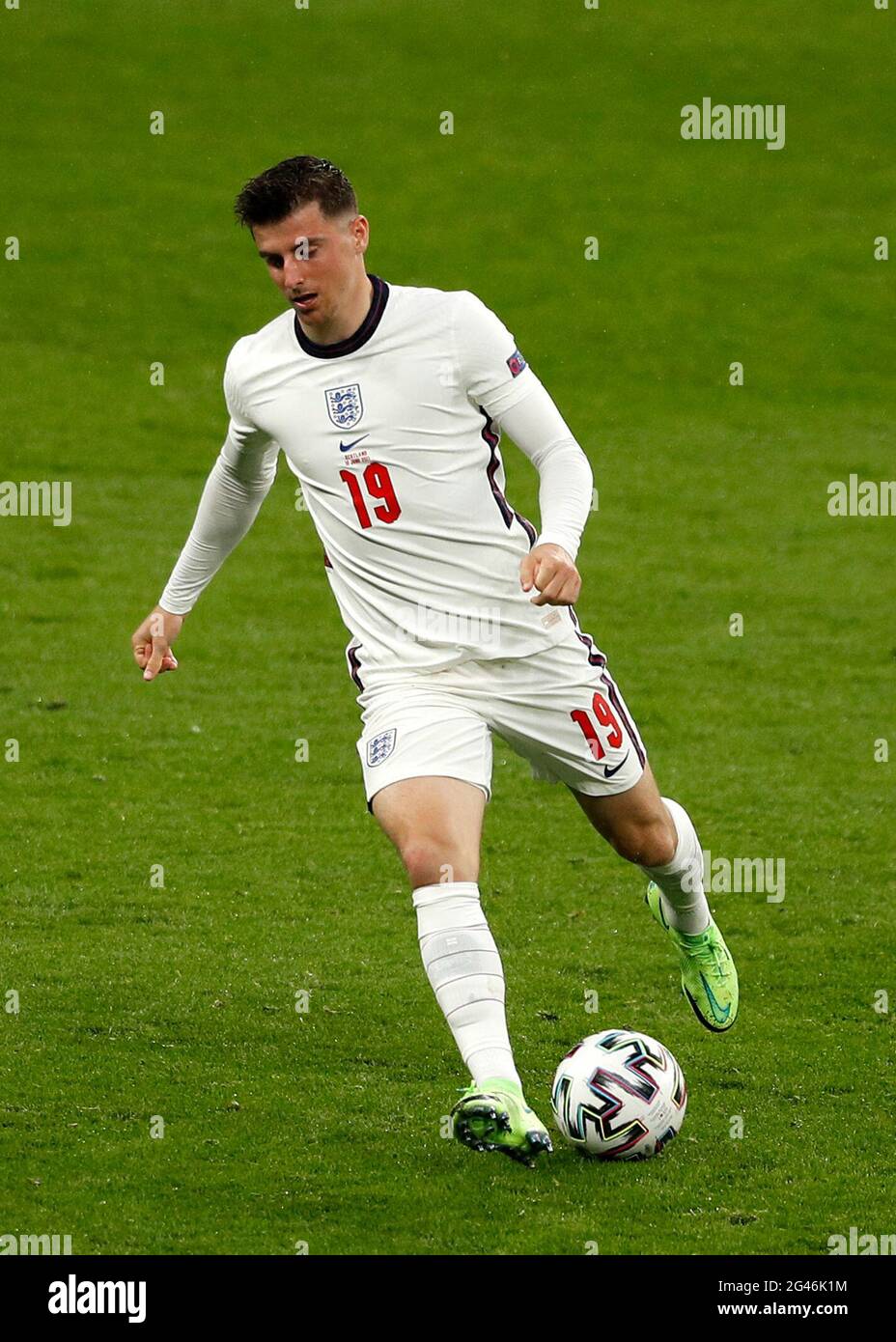 Stade Wembley, Londres, Royaume-Uni. 18 juin 2021. Championnats d'Europe de football 2021, Angleterre contre Écosse; Mason Mount of England Credit: Action plus Sports/Alamy Live News Banque D'Images