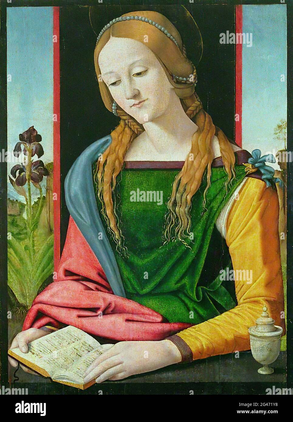 Piero DI Cosimo - Magdalen Reading 1500 Banque D'Images