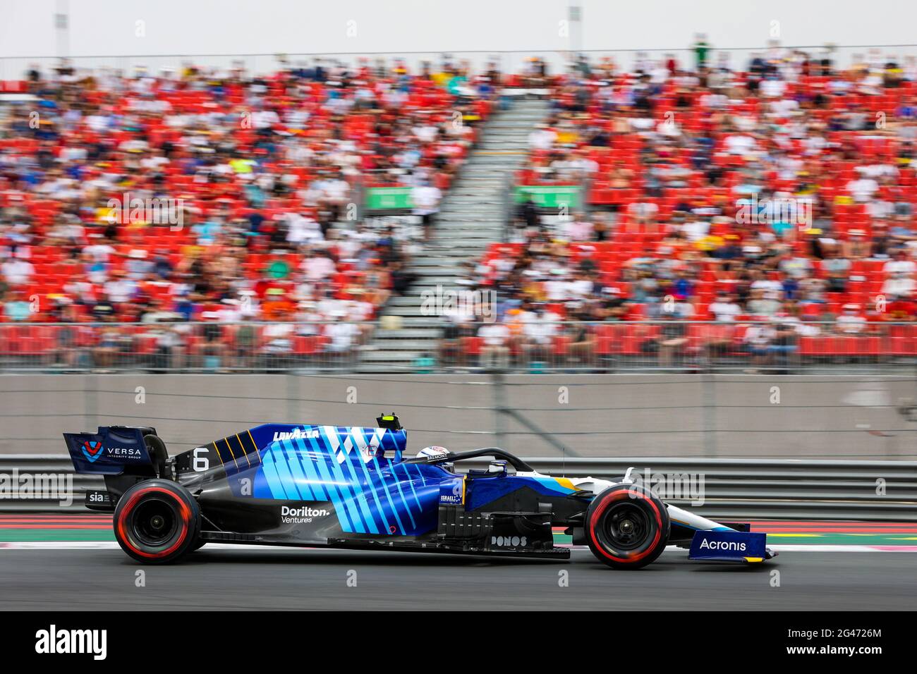 Le Castellet, France. 19 juin 2021. # 6 Nicholas Latifi (CAN, Williams Racing), Grand Prix de France de F1 au circuit Paul Ricard le 19 juin 2021 au Castellet, France. (Photo de HOCH ZWEI) crédit: dpa/Alay Live News Banque D'Images