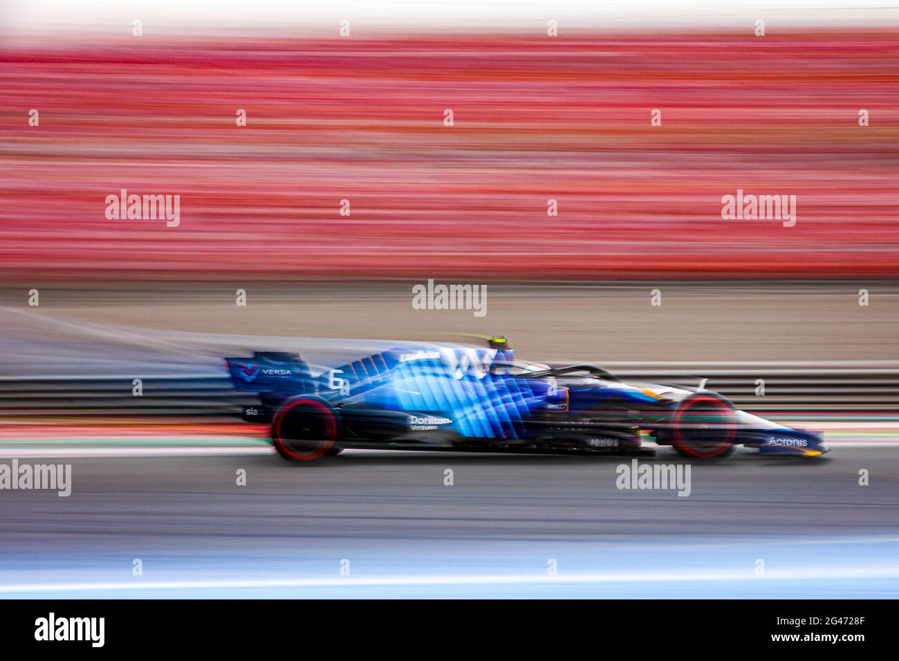 Le Castellet, France. 19 juin 2021. # 6 Nicholas Latifi (CAN, Williams Racing), Grand Prix de France de F1 au circuit Paul Ricard le 19 juin 2021 au Castellet, France. (Photo de HOCH ZWEI) crédit: dpa/Alay Live News Banque D'Images
