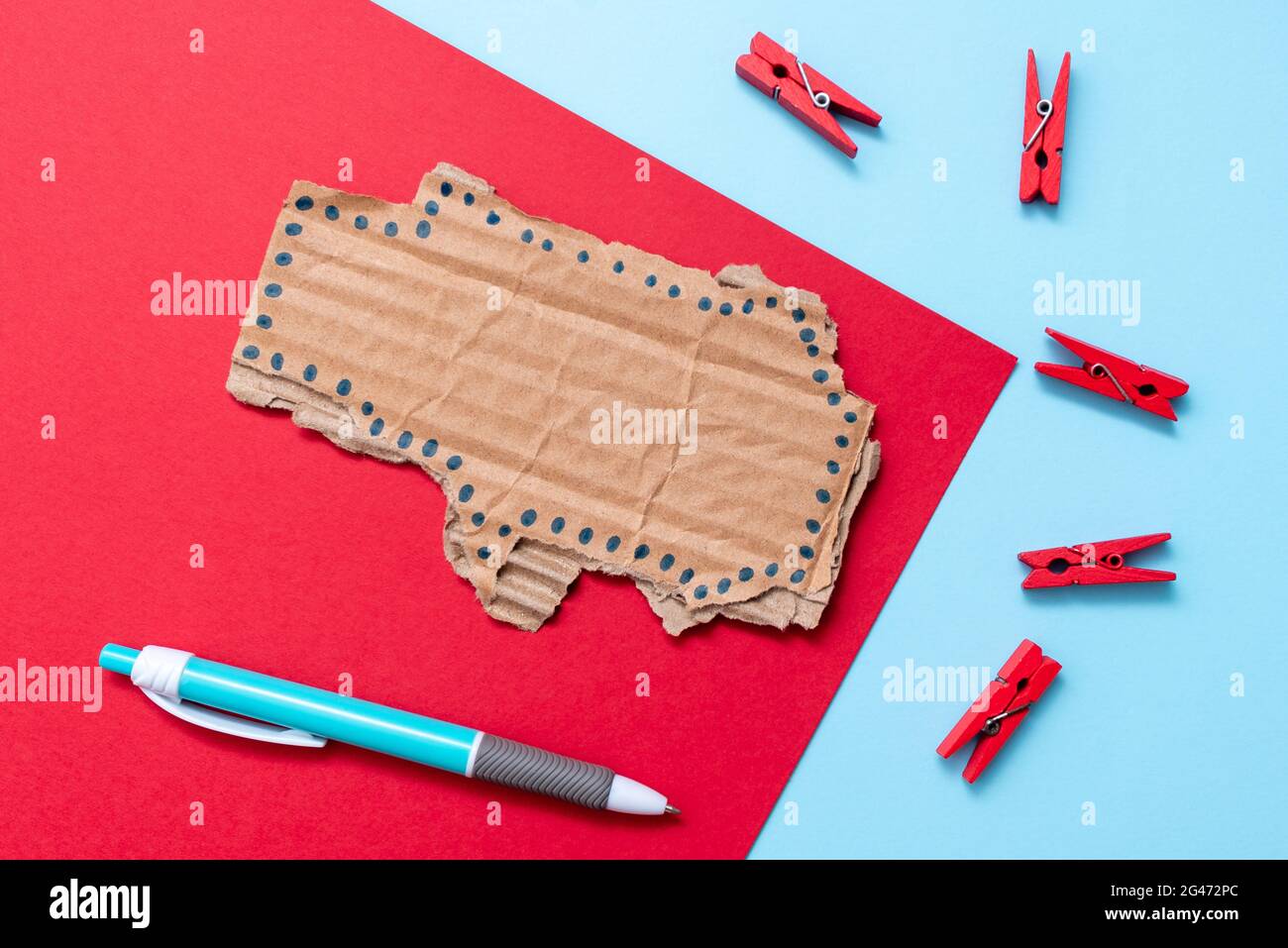 Création simple maison idées conceptions, recyclage des matériaux, réutilisation des vieux trucs, création de nouvelles choses à partir de zéro, réduction des déchets Banque D'Images