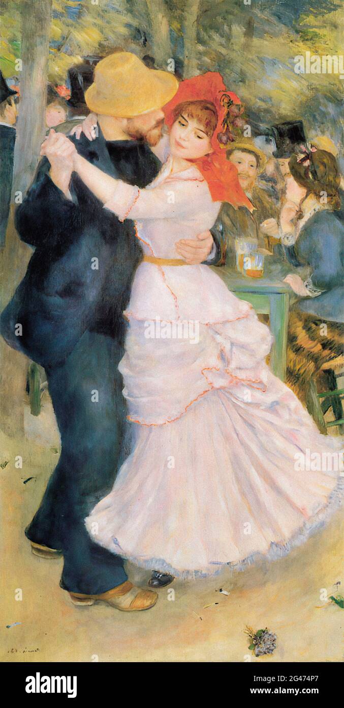 Pierre-Auguste Renoir - danse Bougival 1883 1 1883 Banque D'Images