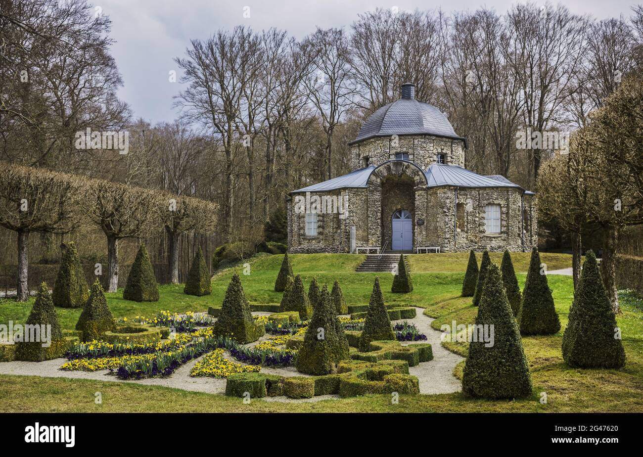 La structure orientale du jardin de pierre de Sanspareil Banque D'Images