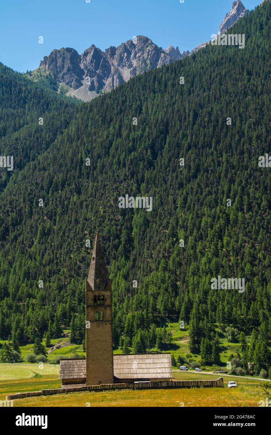 Ceillac queyras dans les hautes alpes en france Banque D'Images