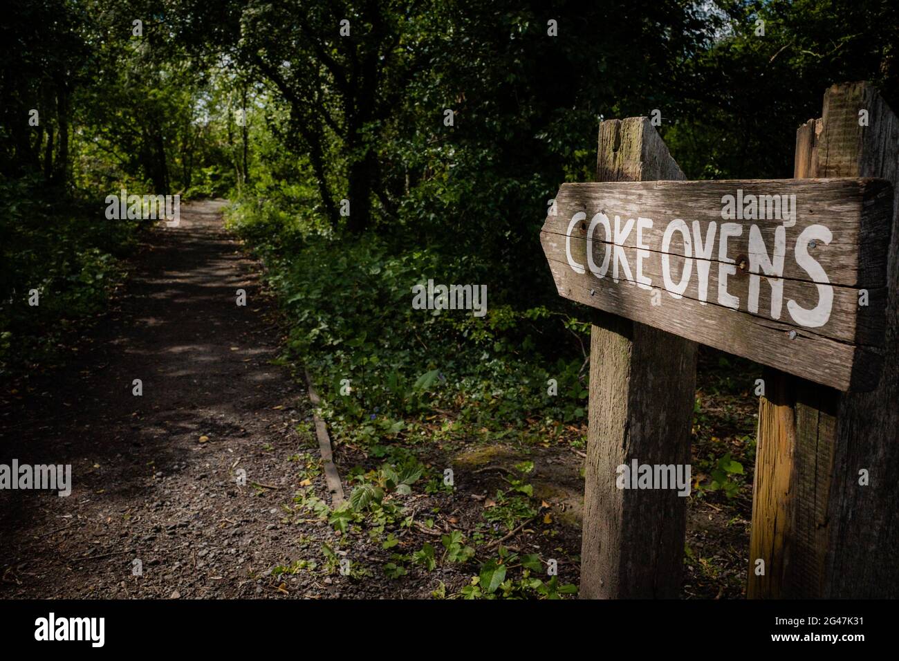 Newburn UK: 24 mai 2021: Ruines de la mine de charbon Throckley Isabella Coke Ovens en Angleterre du Nord Banque D'Images