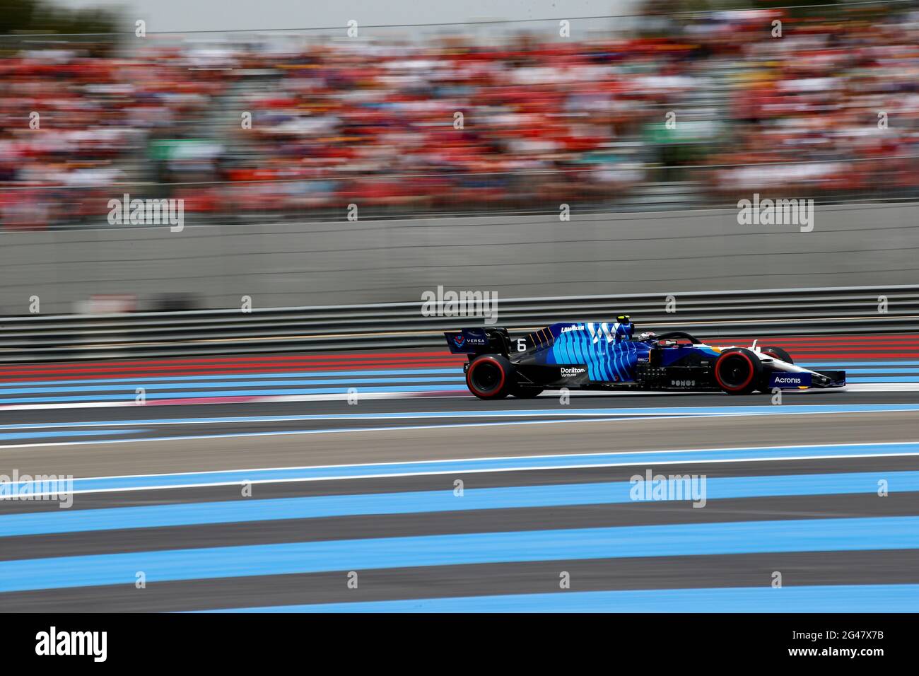 Le Castellet, France. 19 juin 2021. # 6 Nicholas Latifi (CAN, Williams Racing), Grand Prix de France de F1 au circuit Paul Ricard le 19 juin 2021 au Castellet, France. (Photo de HOCH ZWEI) crédit: dpa/Alay Live News Banque D'Images