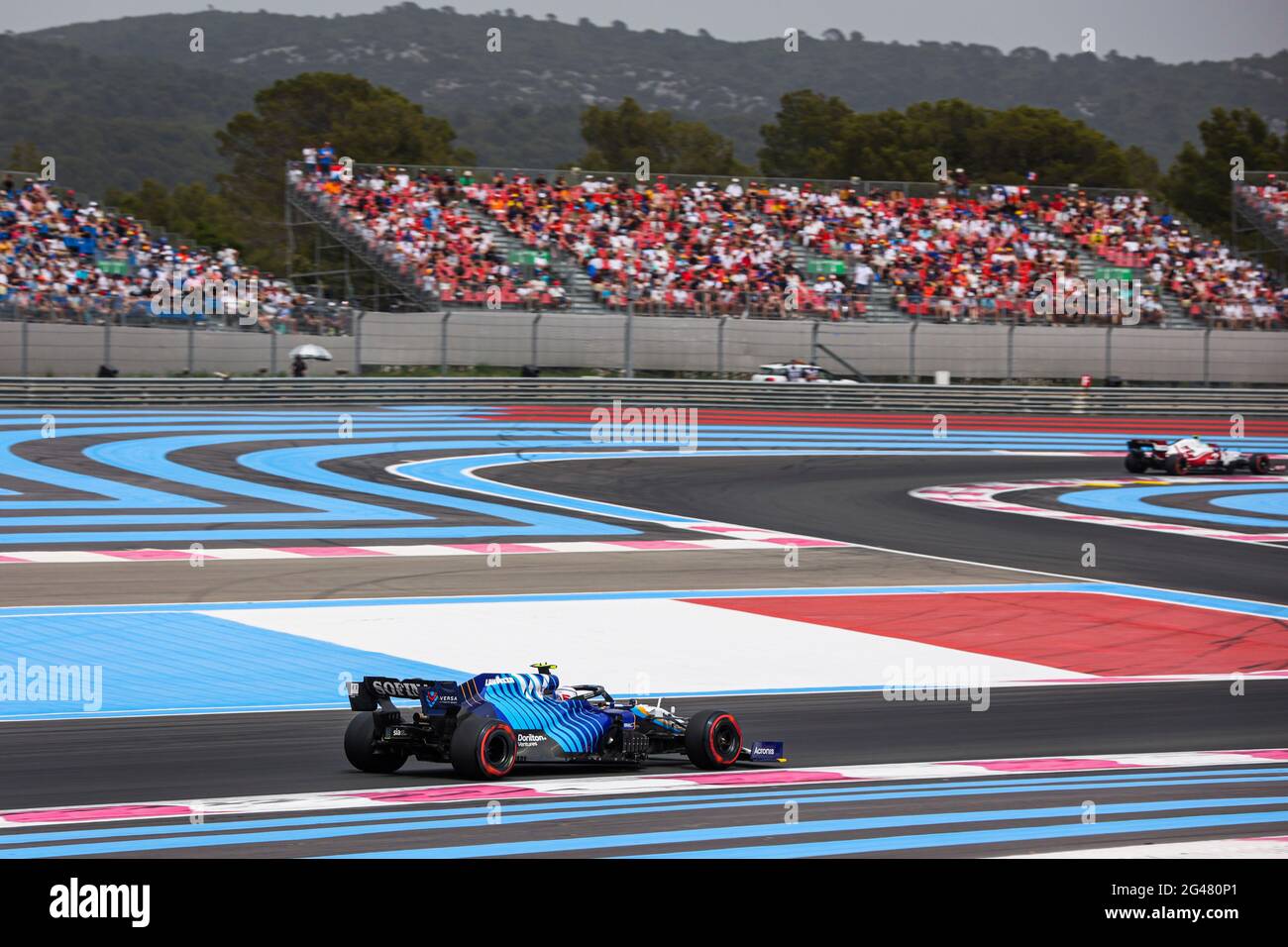 Le Castellet, France. 19 juin 2021. # 6 Nicholas Latifi (CAN, Williams Racing), Grand Prix de France de F1 au circuit Paul Ricard le 19 juin 2021 au Castellet, France. (Photo de HOCH ZWEI) crédit: dpa/Alay Live News Banque D'Images